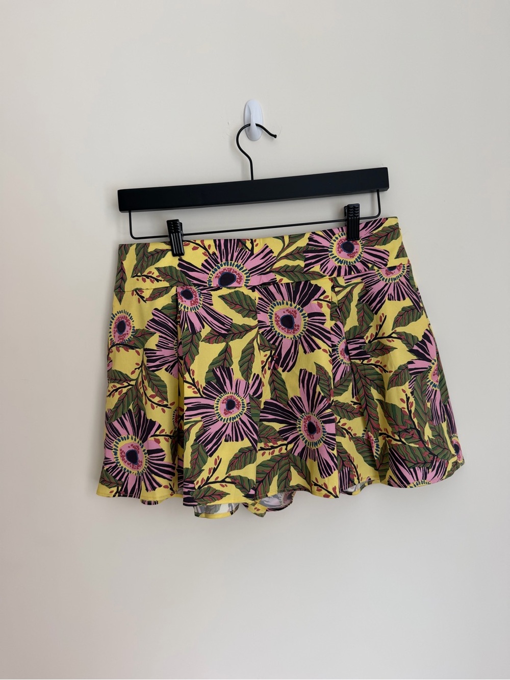 RED Valentino Yellow Floral Shorts